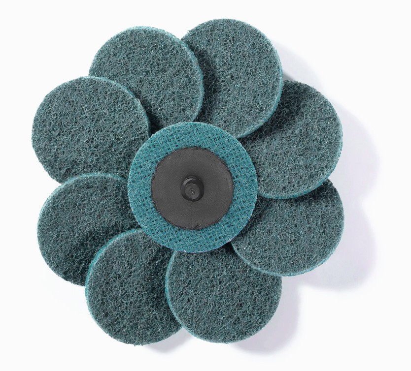 50PCS 2″ Fine Scotch Pads Roll Lock Surface Sanding Disc