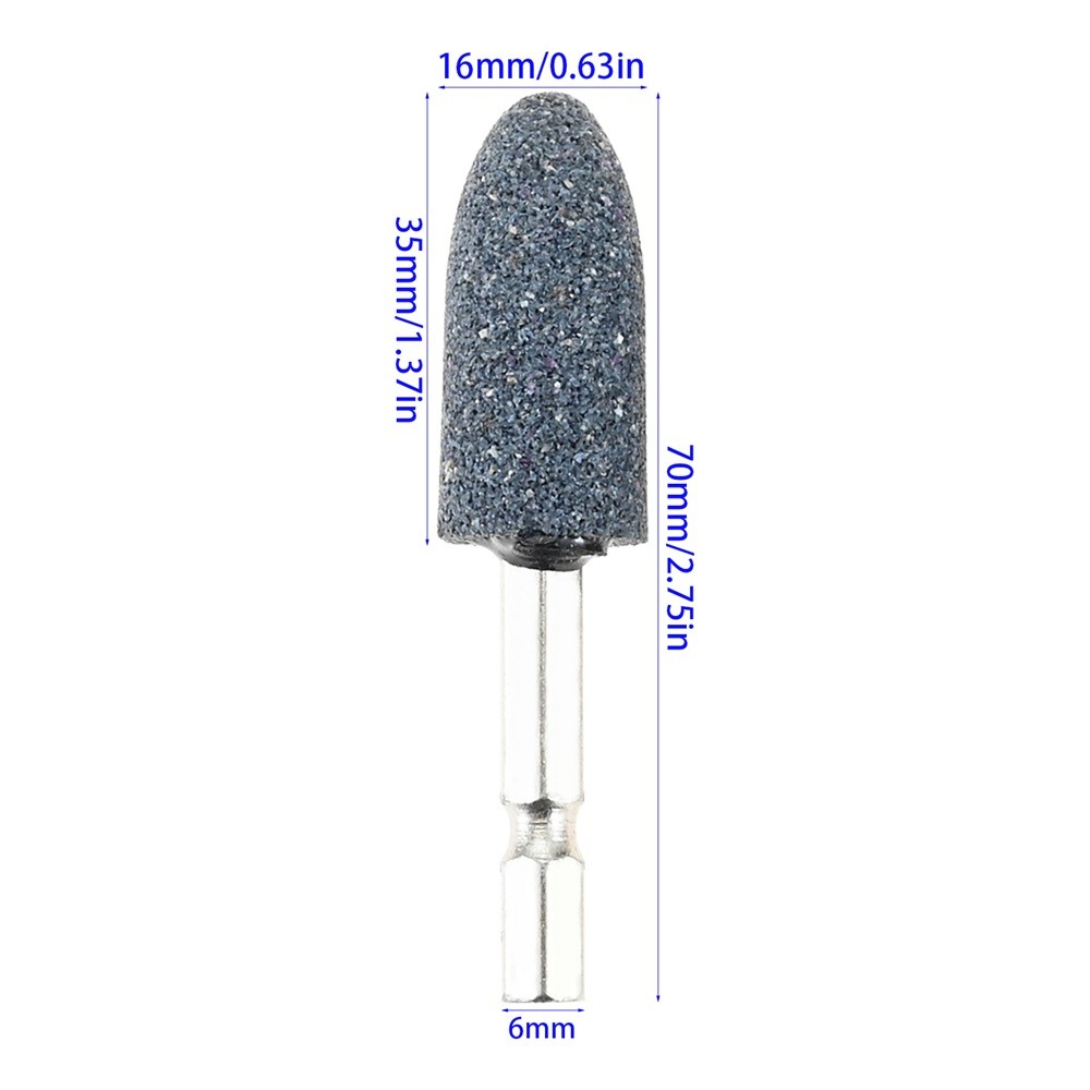 10Pcs Mounted Grinding Stones Rotary Grinding Bit 1/4″ Hex Shank For Hard Bronze