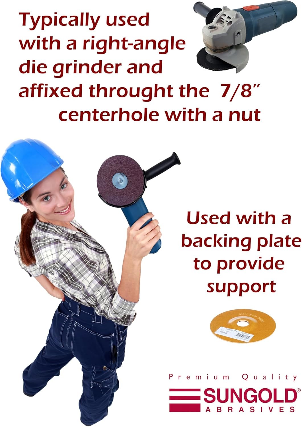 16902 4-1/2-Inch x 7/8-Inch Center Hole Aluminum Oxide Fiber Disc 25-Pack 36