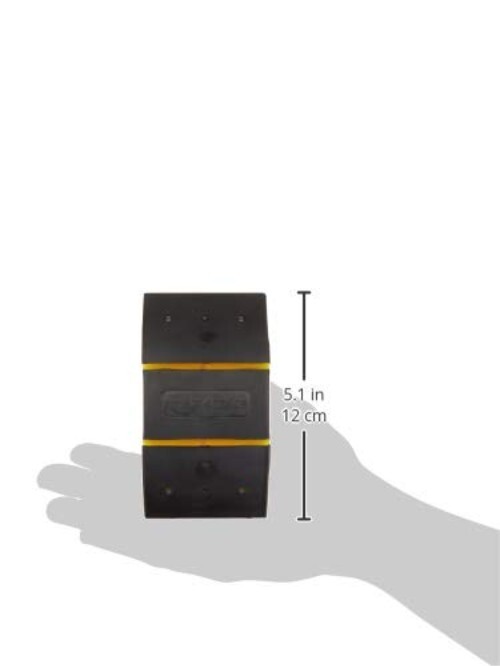 Versatile 5.1-Inch Medium Grit Rubber Sanding Block for Indoor/Outdoor Use