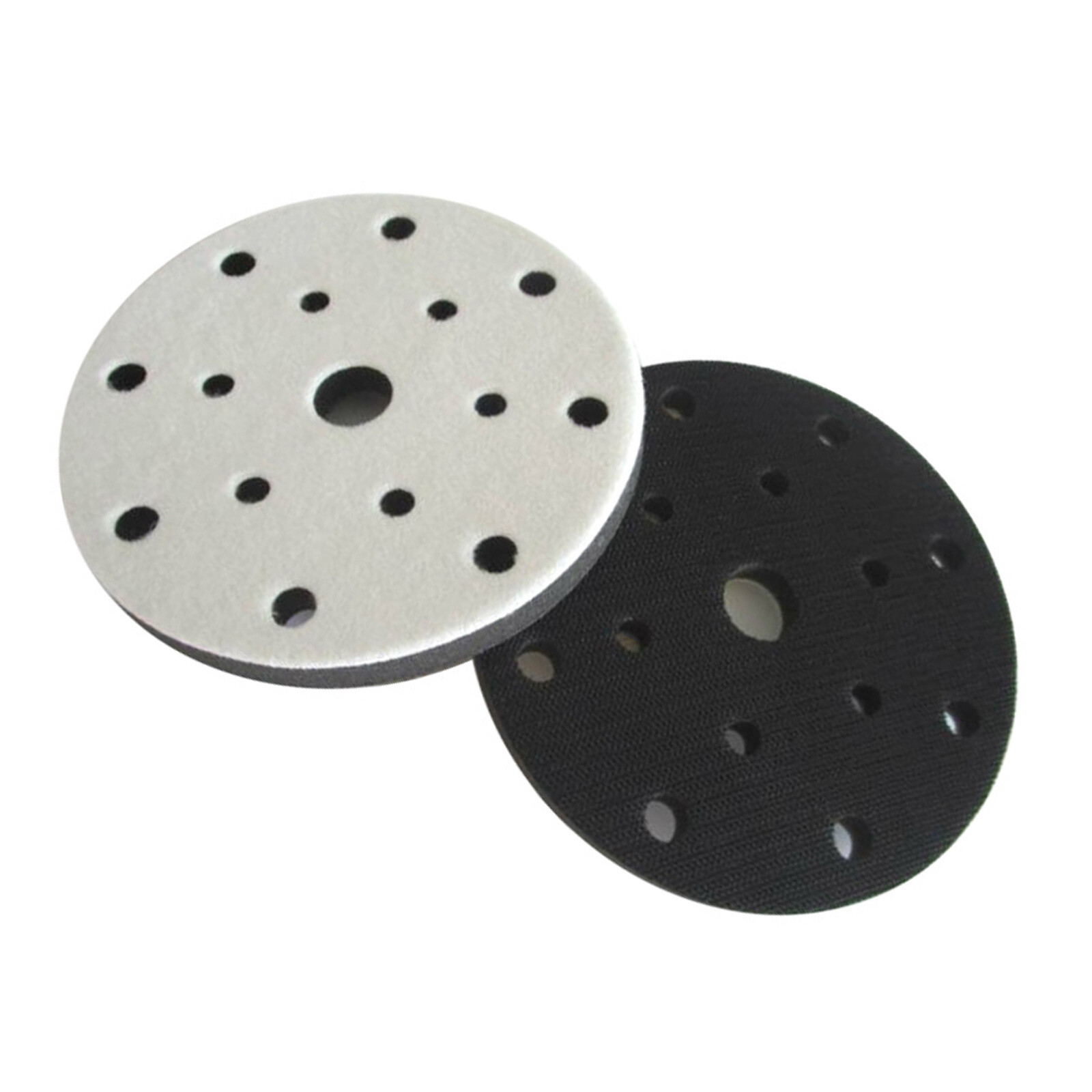 NEW 5Pcs 6 inch Sponge Interface Pad Hook Loop Sanding Disc Sander Backing Pads