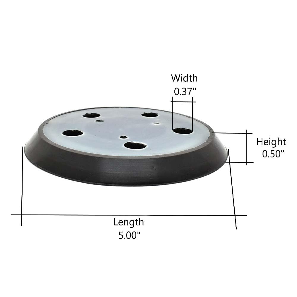 5 Inch PSA Sanding Pad 5 Hole Adhesive Back Foam Replacement For Porter Cable 33