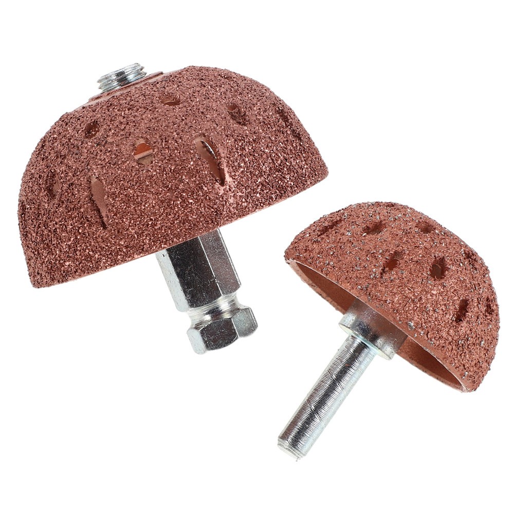 2 Pcs Tungsten Steel Alloy Buffing Wheels for Car Tire Repair Grinding Tool