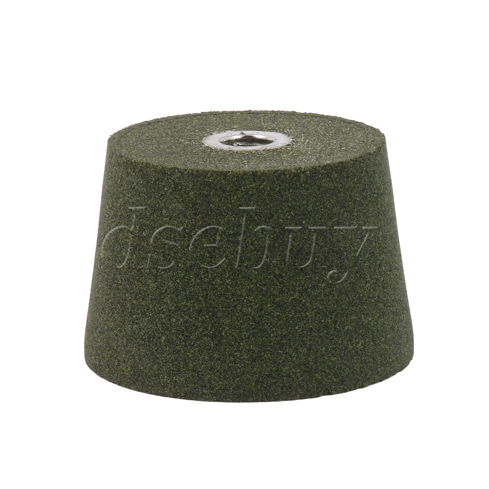 Grinding Wheel 100 Grit for Stone Materials M10 Thread 2.41 x 2.87 Inch Green
