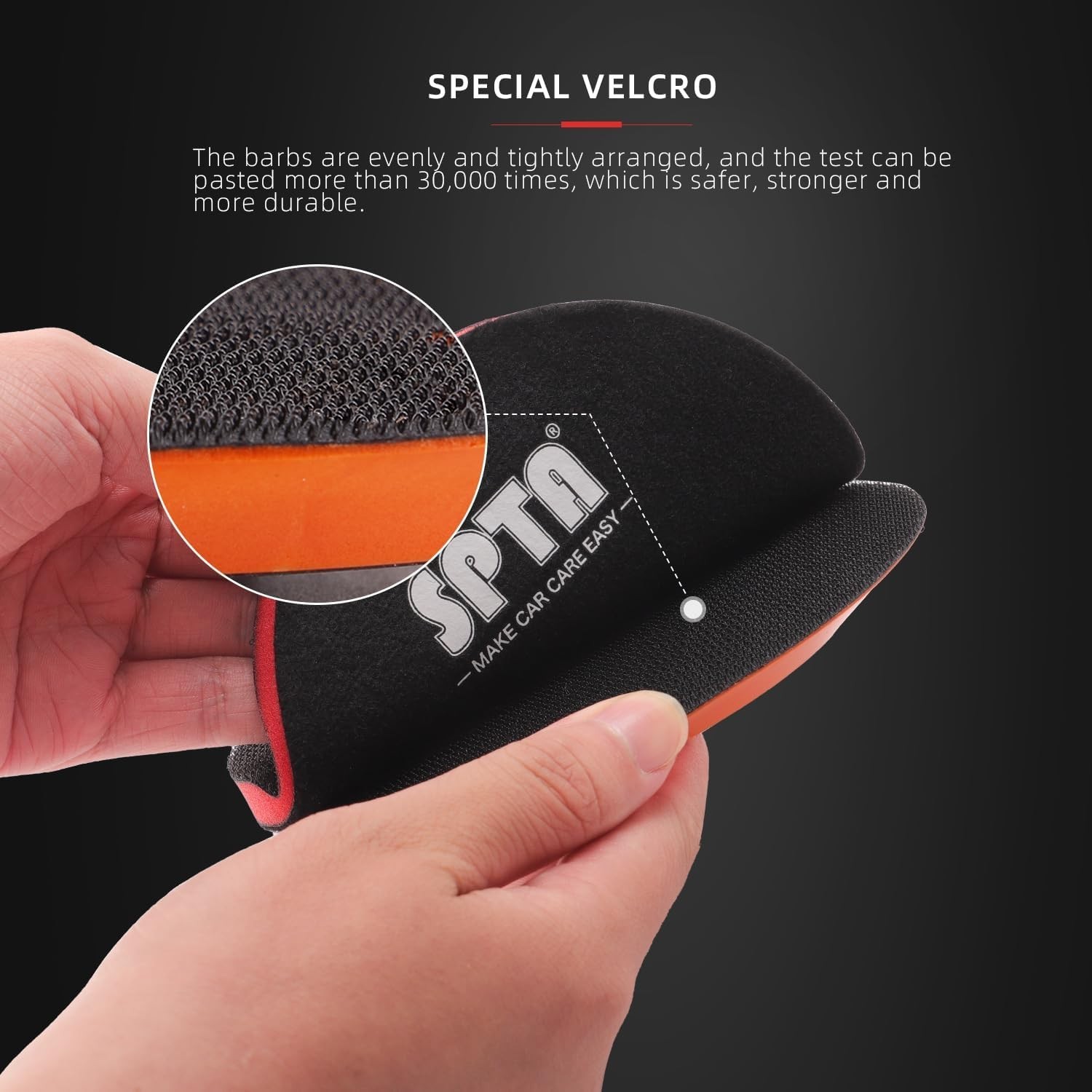 5-Inch DA Sander Backing Pad – Flexible Polyurethane & 12000 RPM Capability