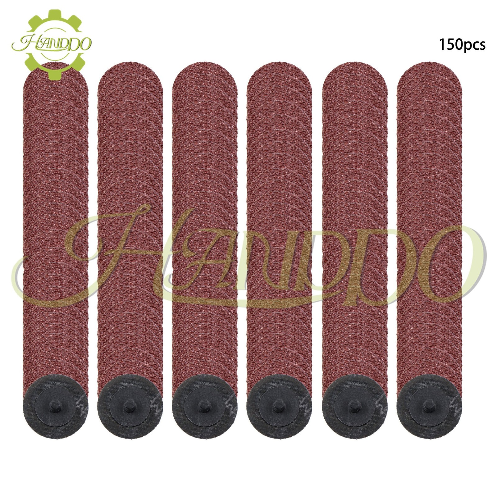 (150 Pc) 2 Inch Sanding Discs 36 Grit Medium Twist lock Die Grinder Sanding Disc