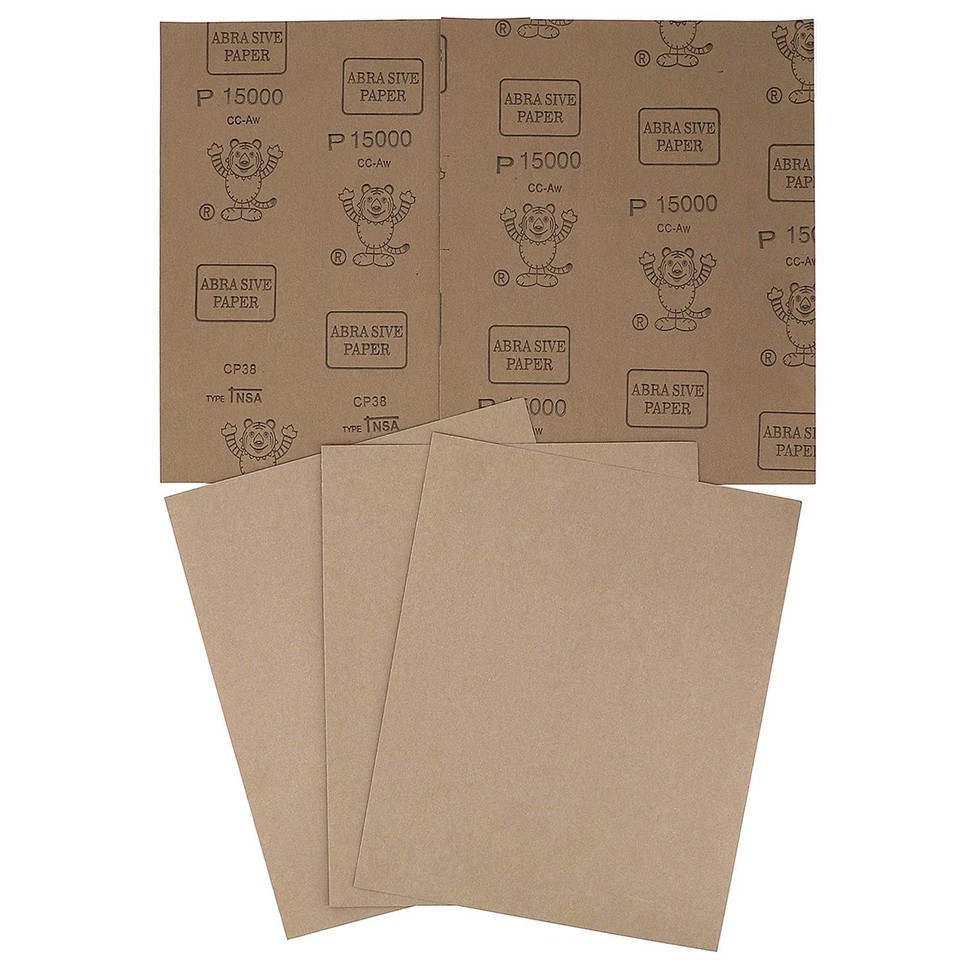 ADVcer 9×11 inch 5 Sheets Sandpaper, Wet or Dry 15000 High Grit Extra Fine Sa…