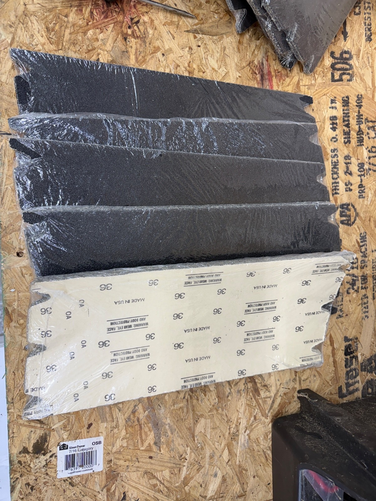 36 Grit Hiretech HT8 Drum Sander Sanding Sheets – Floor Sandpaper – Box of 50