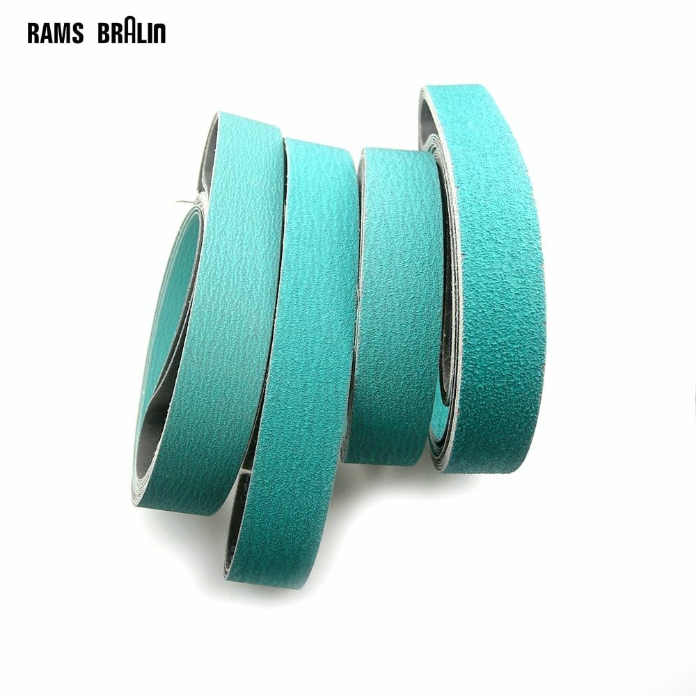 Zirconia Alumina 577F Abrasive Sanding Belts Knife Sharpener 4 pieces 2000*50mm