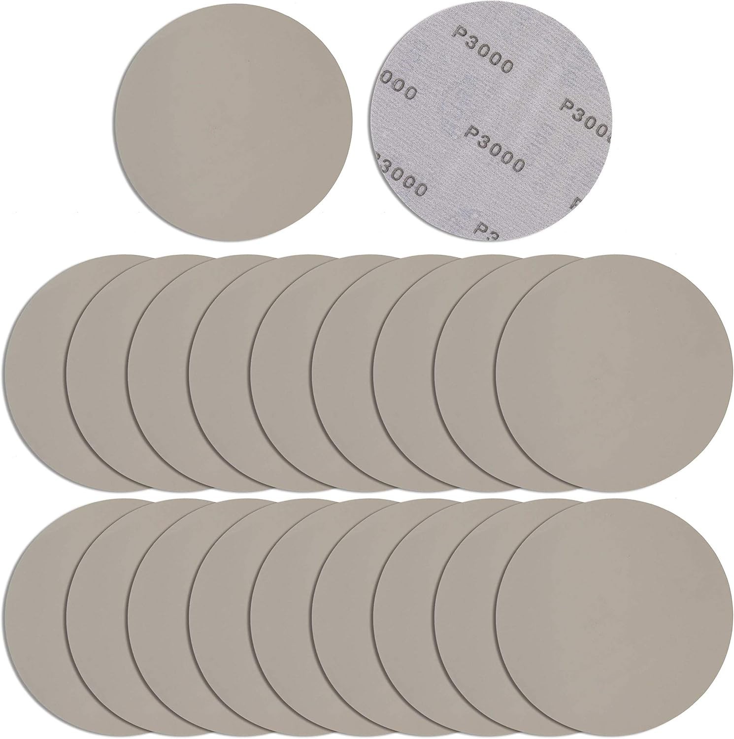 6″ Wet/Dry Sanding Discs – 3000 Grit, Box of 20 for Automotive Polish