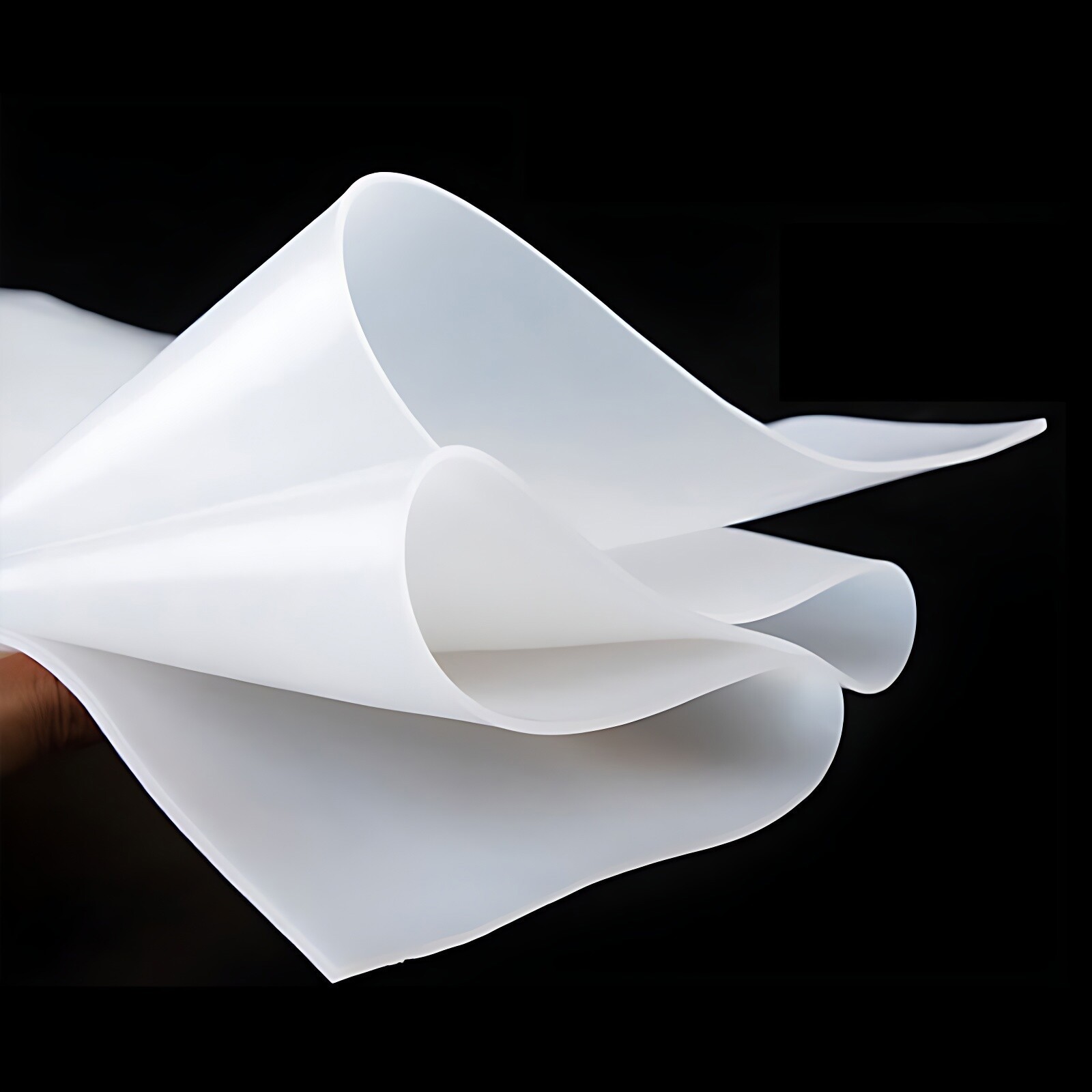 Silicone Sheet 0.1mm – 6mm Thick 500mm Wide 500mm Long Black/Clear/White/Red