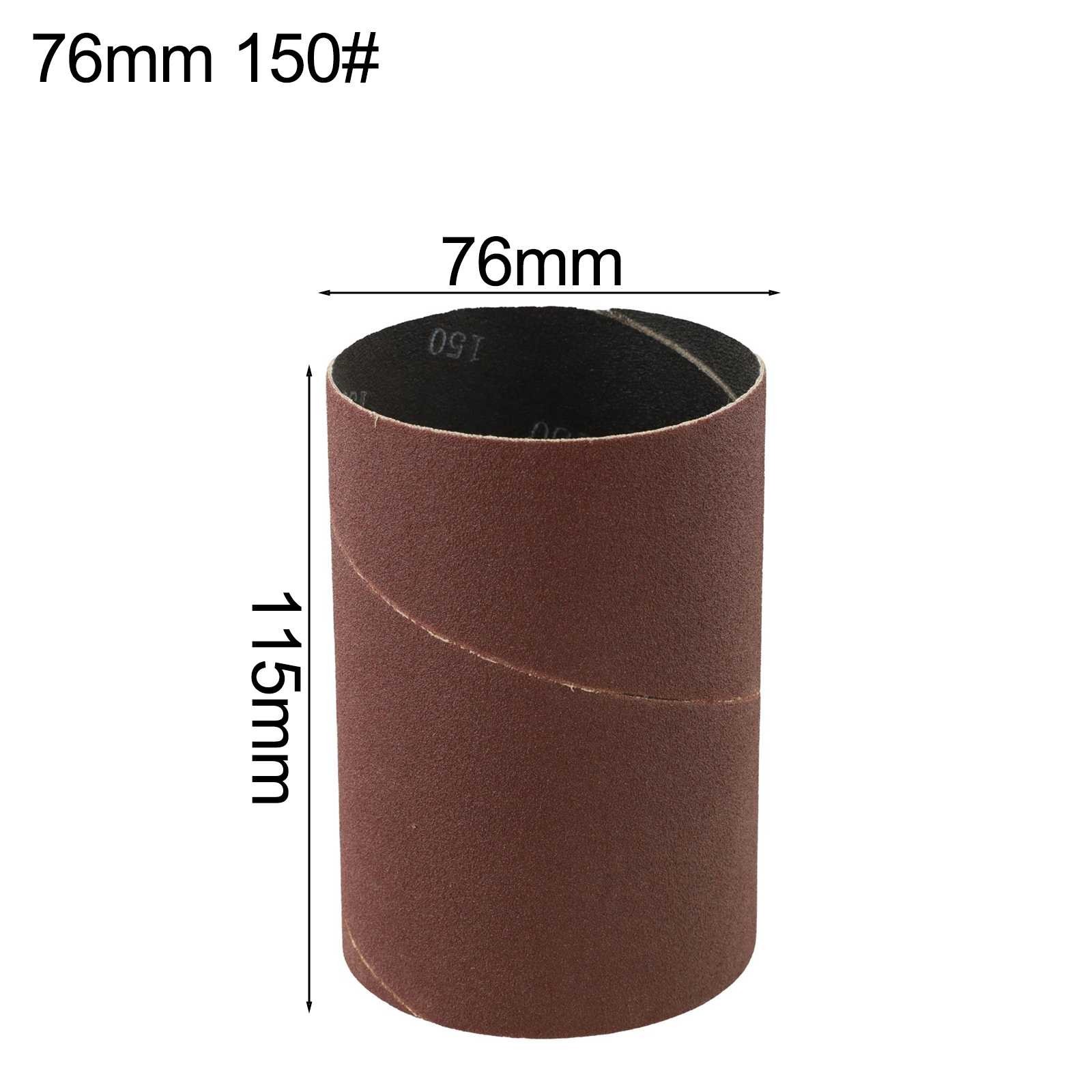 115mm Sanding Drum Sleeves 1PC 80 150 240 Grit for Precise Sanding Tasks
