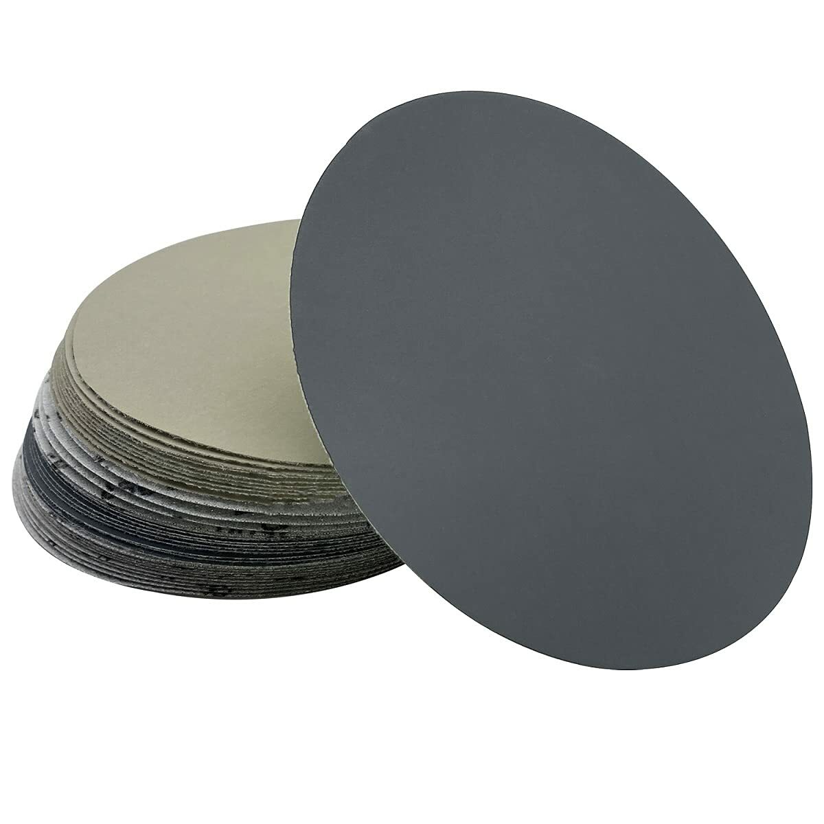 30X 6″ Wet Dry Sanding Discs 800-3000 Grit Hook and Loop Orbital Sandpaper Pads