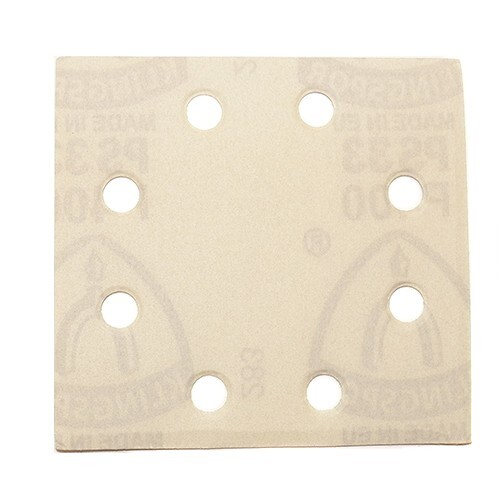Klingspor’s 4-1/4 X 4-1/2″ 8H A/O Sanding Sheets 10pk, H&L, Various Grits