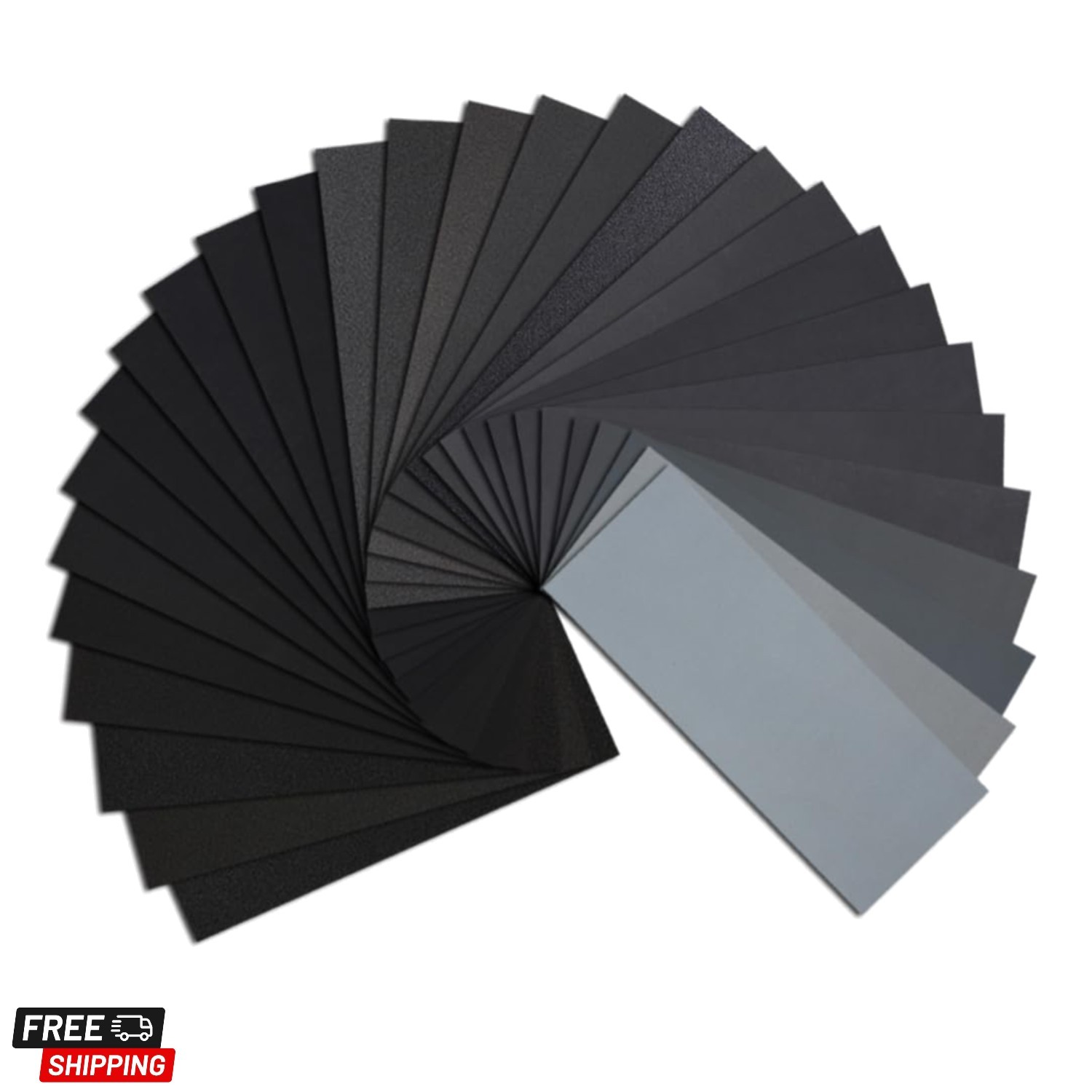45PCS Sandpaper, Wet Dry Waterproof , 120 to 5000 Assorted Grit Sanding Pape…