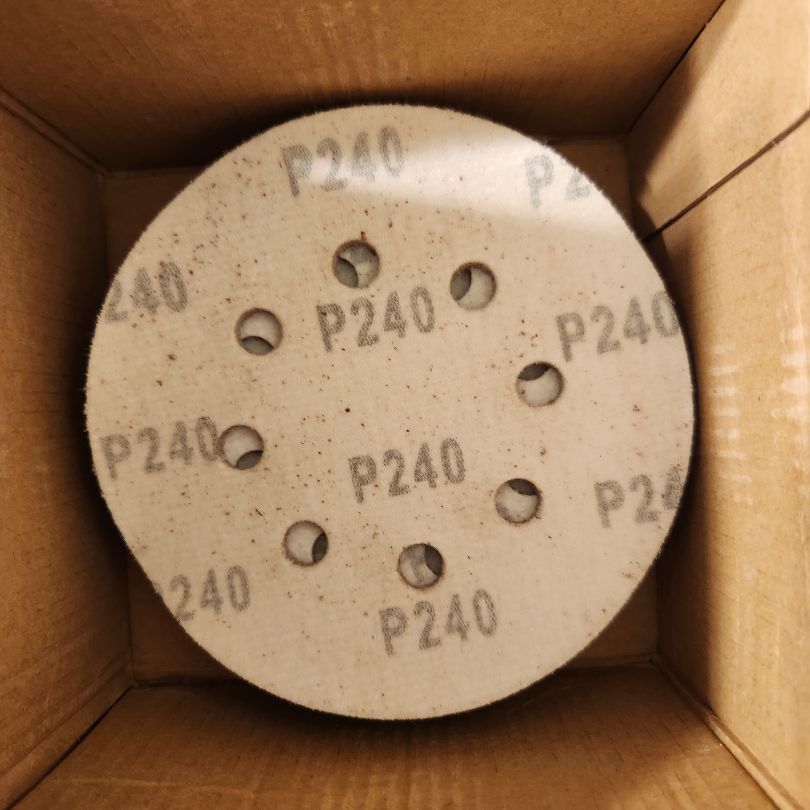 100pc Random Orbital Sander Hook and Loop Sanding Paper, 5-inch Discs, All Grits