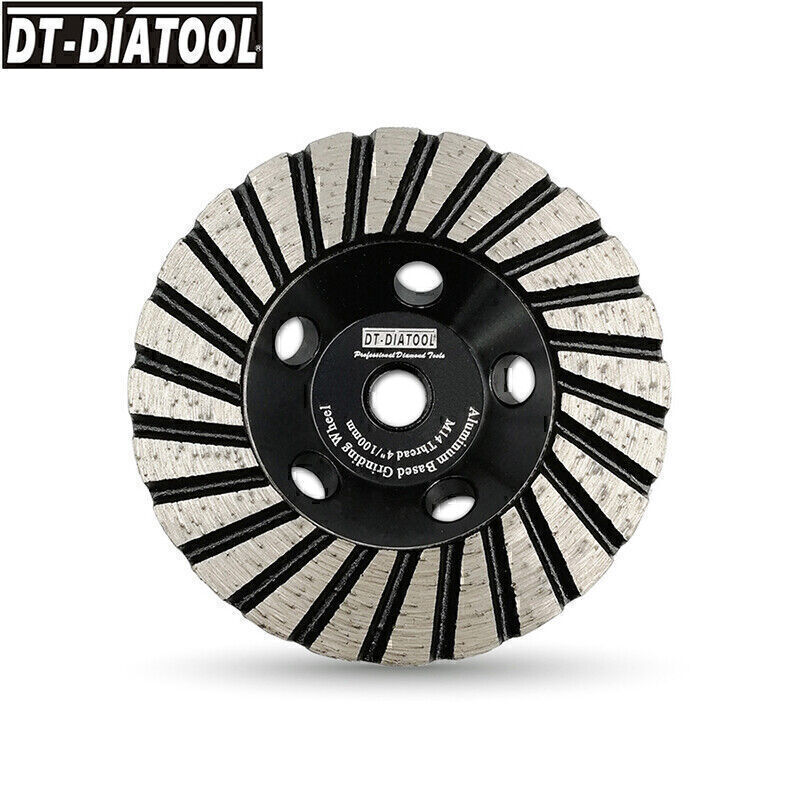 4″ / 5″ Diamond Grinding Wheel Cup Disc Grinder Concrete Stone Aluminum Cut Tool