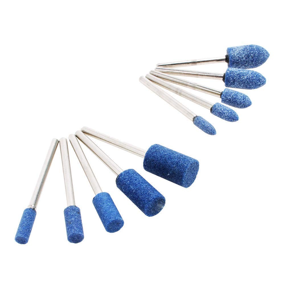 1/8″ Shank Abrasive Mounted Stone Grinding Bits Sanding Drill Bit for Rotary
