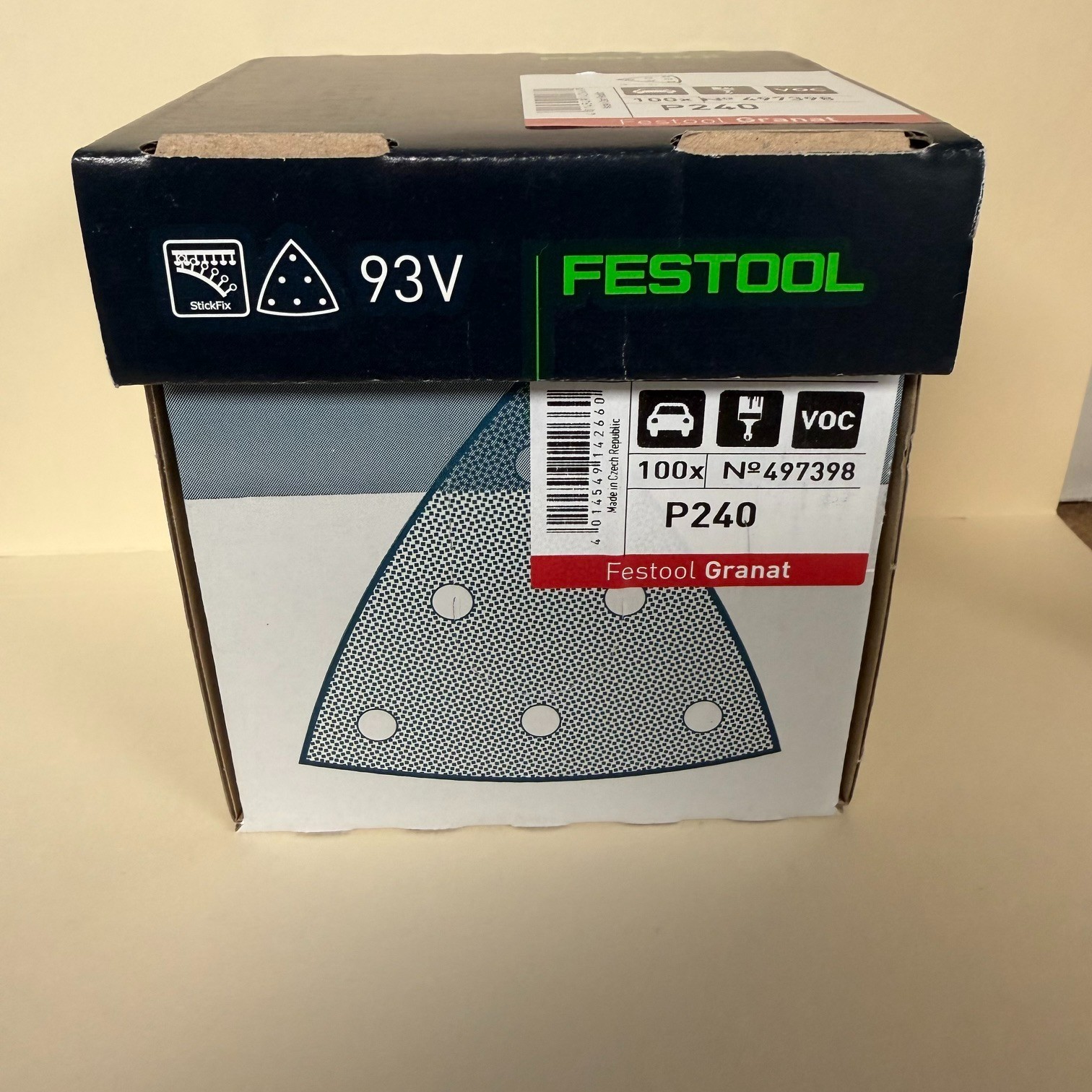 Festool Granat Sandpaper 93V 100X P240, P220, P180, P150, P120, P100 NEW