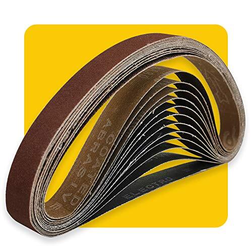 1×30 1 x 30 inch Sanding Belt Pack 1-Inch x 30-Inch12 Pcs4 Each of 80 120 150…
