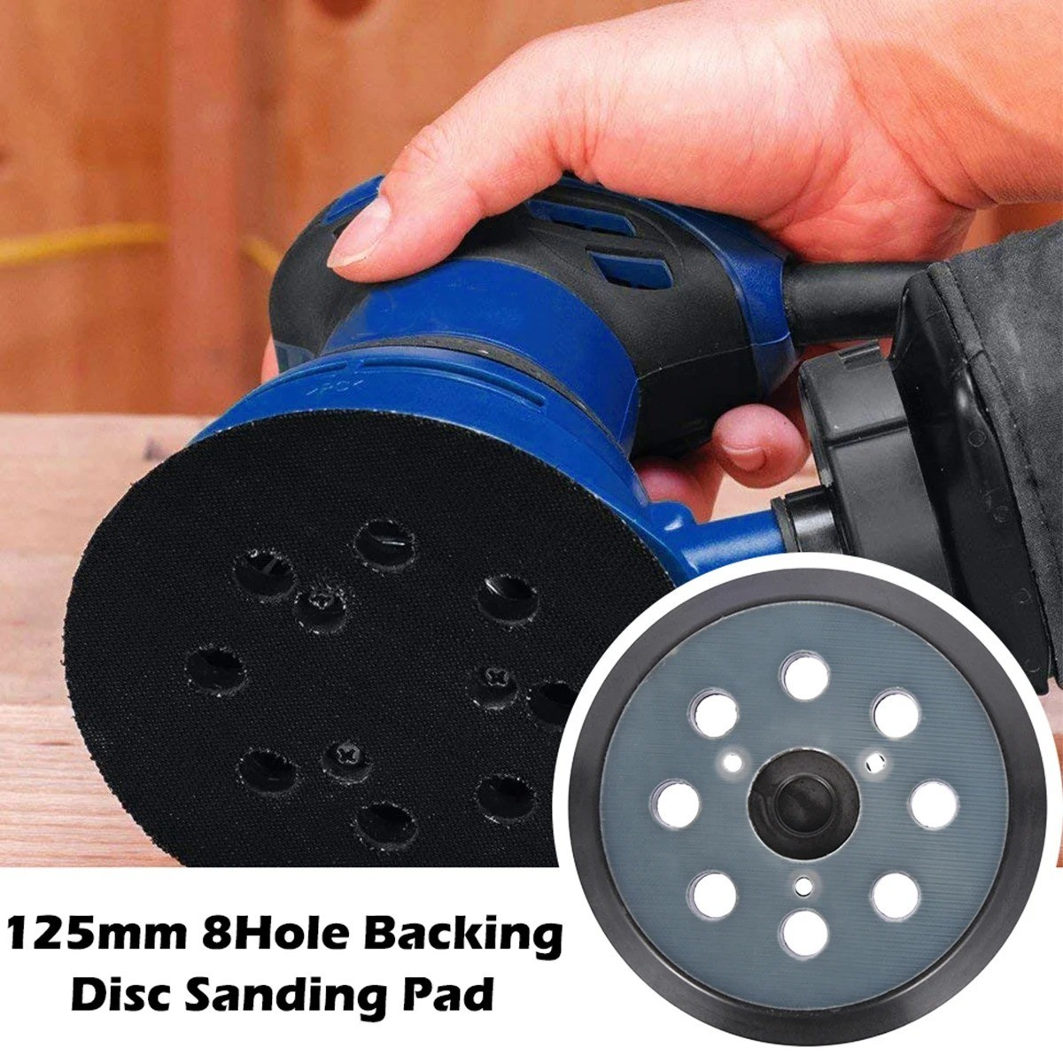5 inch Orbital Sander Replacement Pad Hook Loop for Dewalt, Makita, Porter Cable