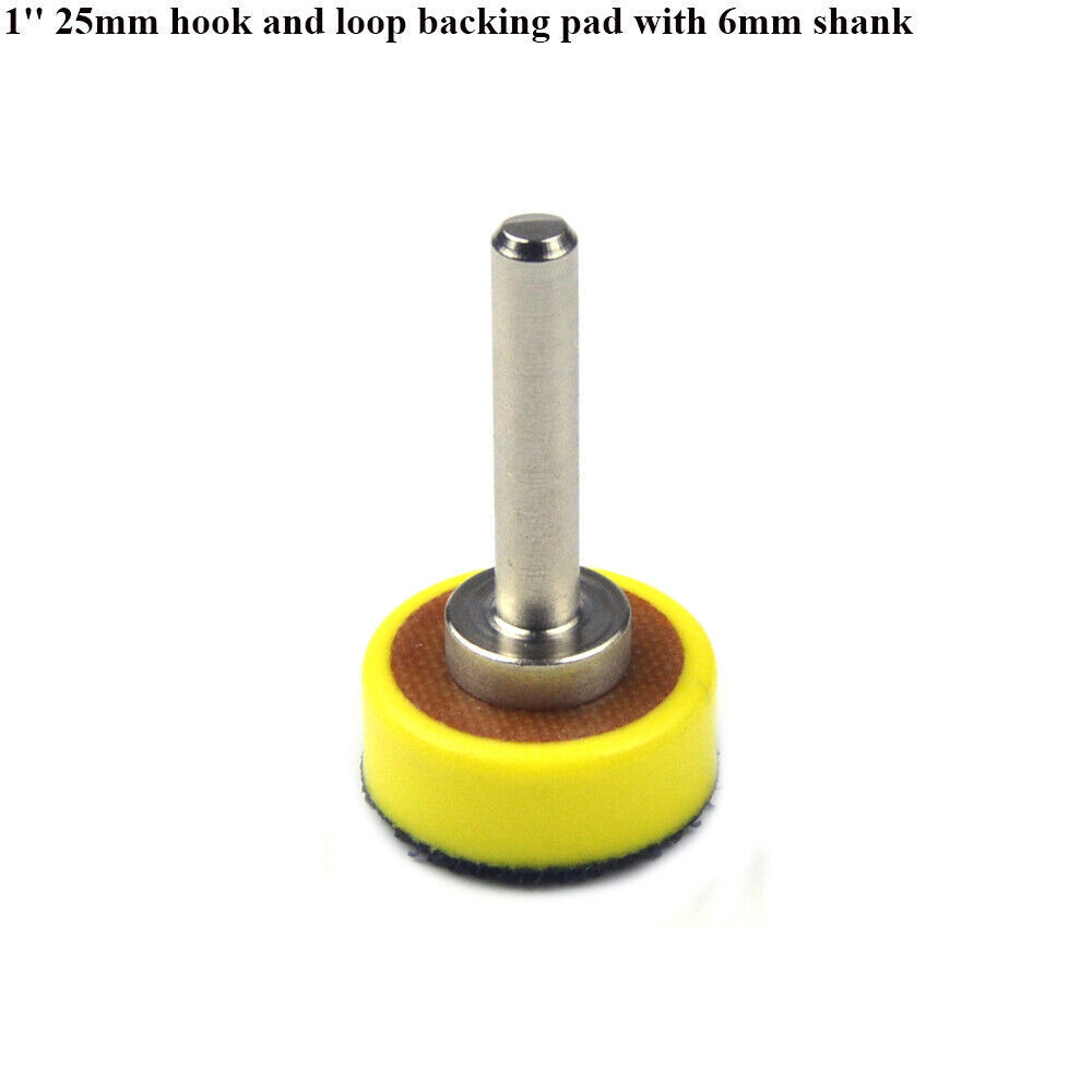 1” 25mm Hook & Loop Backing Backed Pads Plate for Sanding Polishing Sander Disc