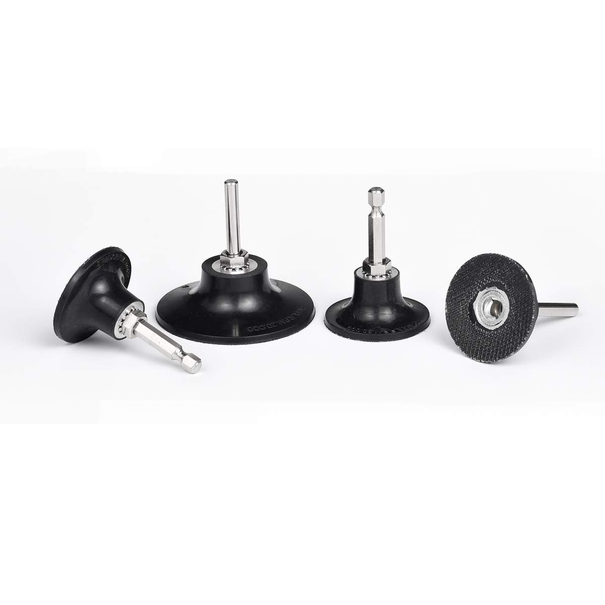 Quick Change Disc Pad Holder, 4 Pack Roll Lock Disc Holder, with 1/4″ Shanks …