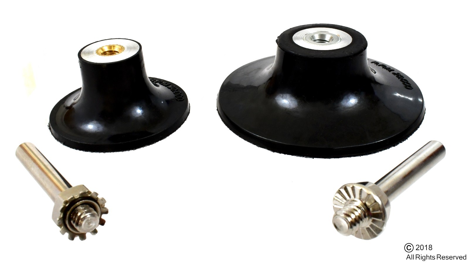2″ & 3″ Sanding Disc Holder R-lock Roll & Lock Rotary Pad Holder 1/4″ Shank