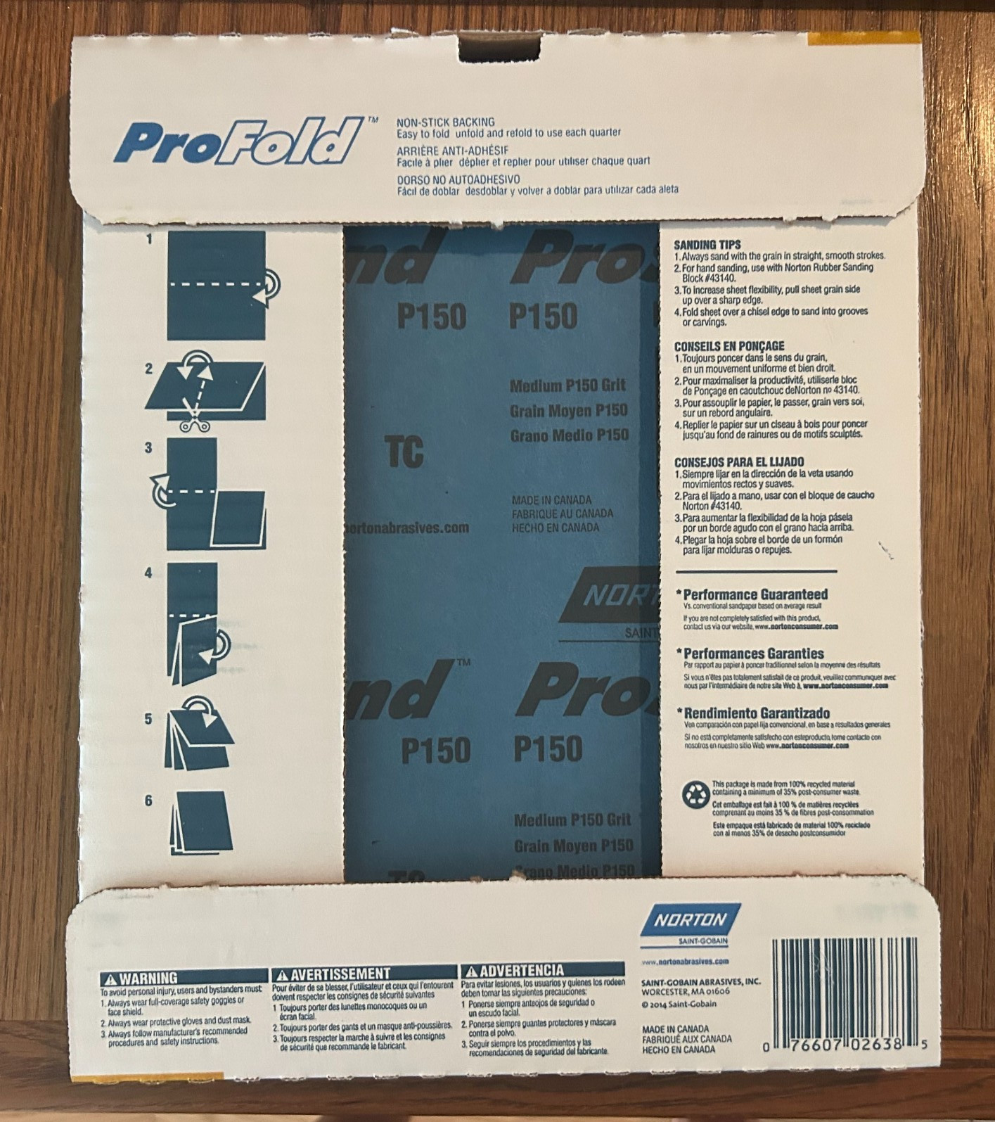 Norton ProSand #02638 9″ x 11″ Sanding Sheets 150 Grit Medium 20 Sheet Pack New