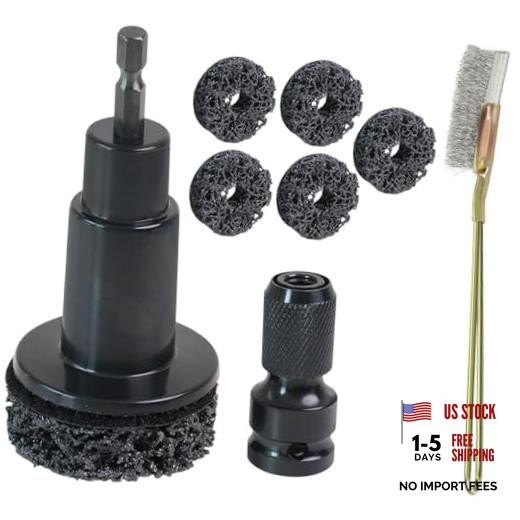 Wheel Hub Stud Cleaning Tool Kit Rust Removal Disc for Impact Wrench Drill |