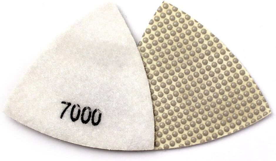 Glass TDiamond Triangular Polishing Pads for Granite Marble Glass Concrete