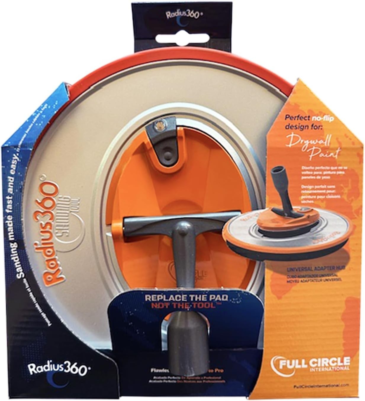 Radius360 Corded Sanding Tool – 9 Inch, 360 RPM for Superior Sanding Efficiency