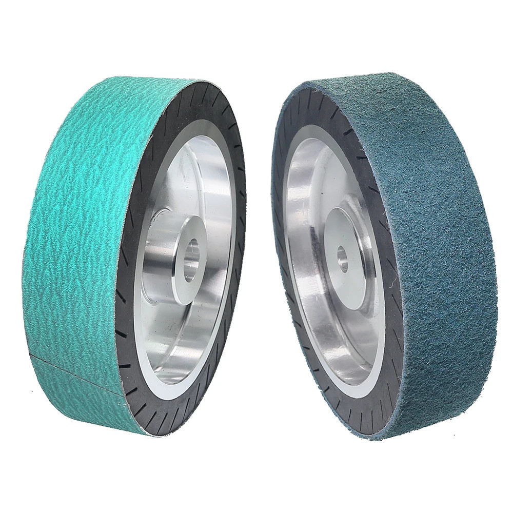 8″ 200x50mm Centrifugal Rubber Expansion Wheel Grinder Polisher Zirconia Sand