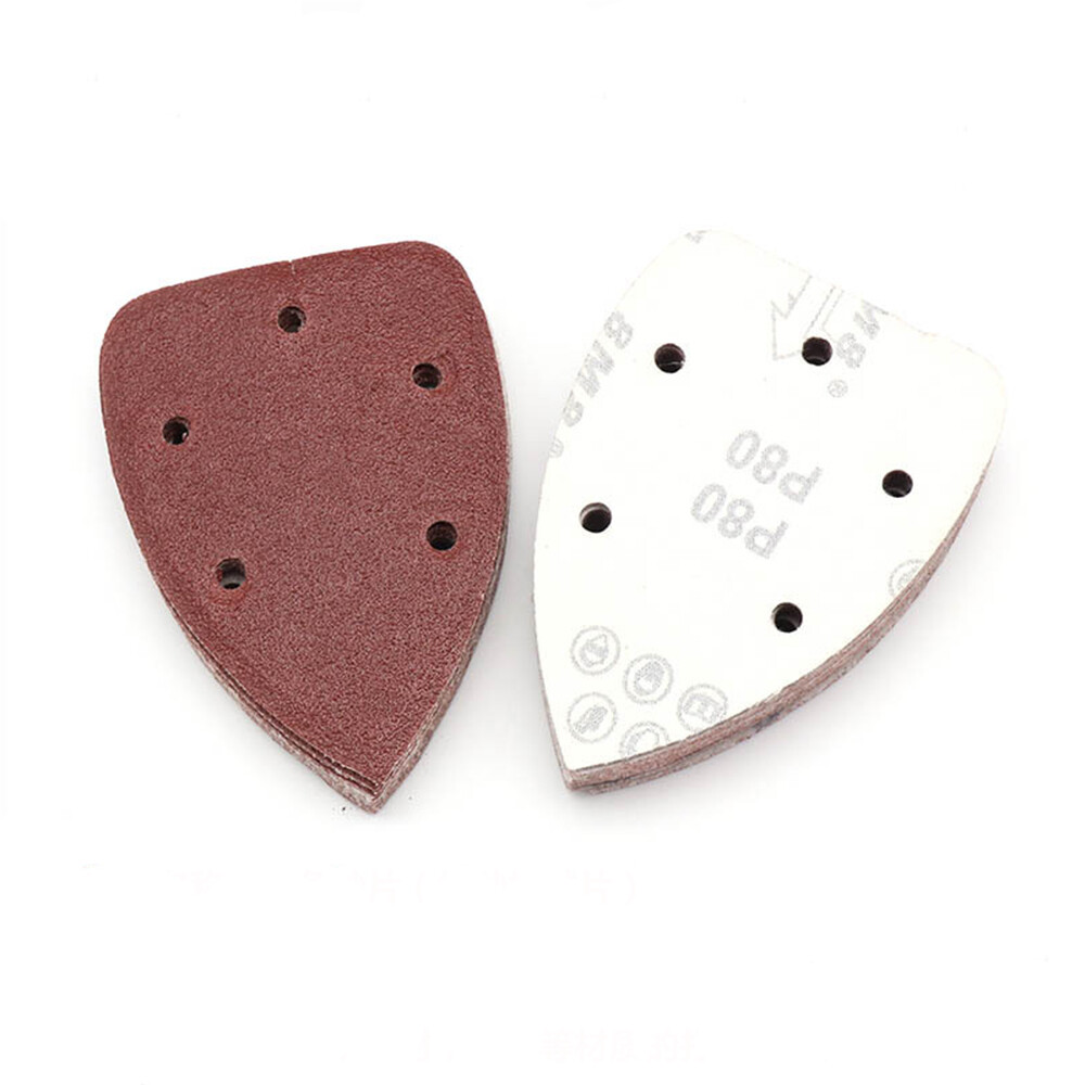 40-400 Grit Mouse Sanding Sheet Hook and Loop Palm Sander Pad Triangle Sandpaper