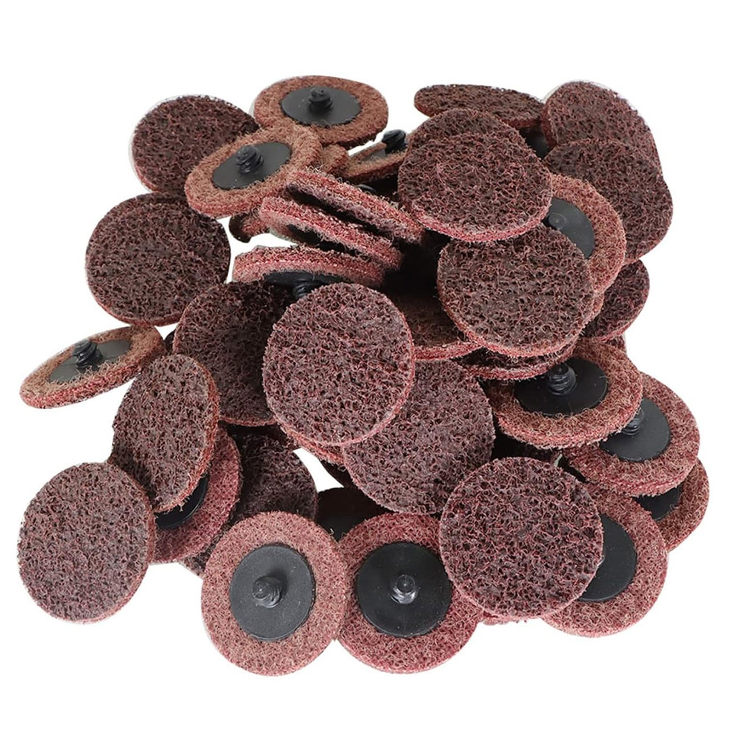50PCS 2″ Quick Change Surface Conditioning Sanding Discs R Type Medium Grit US