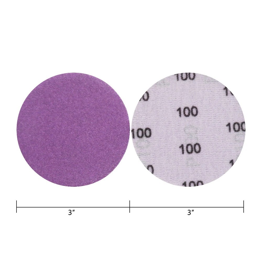 30PCS 3in Aluminum Oxide Sandpaper 320-10000 Grit Sanding Discs Paper Hook Loop