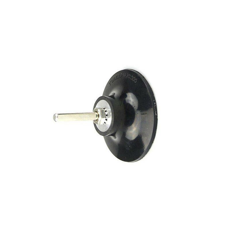 1Piece Optional 1″ 2″ 3″ Back-up Pad for Roloc Sanding Disc 6mm shaft Changeable