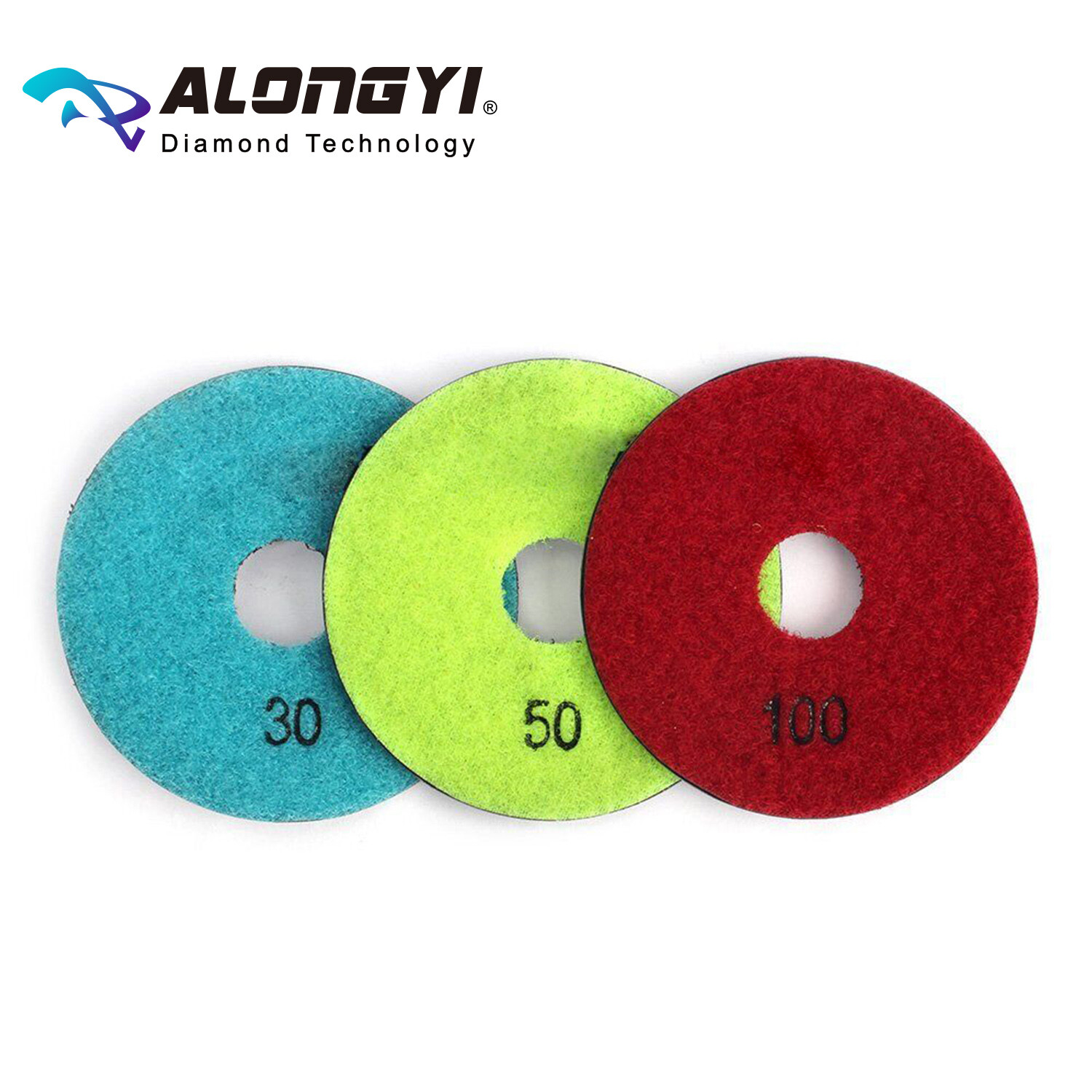 6″ inch Vacuum Brazed Diamond Gringing Pads for Granite Glass Concrete Ceramics