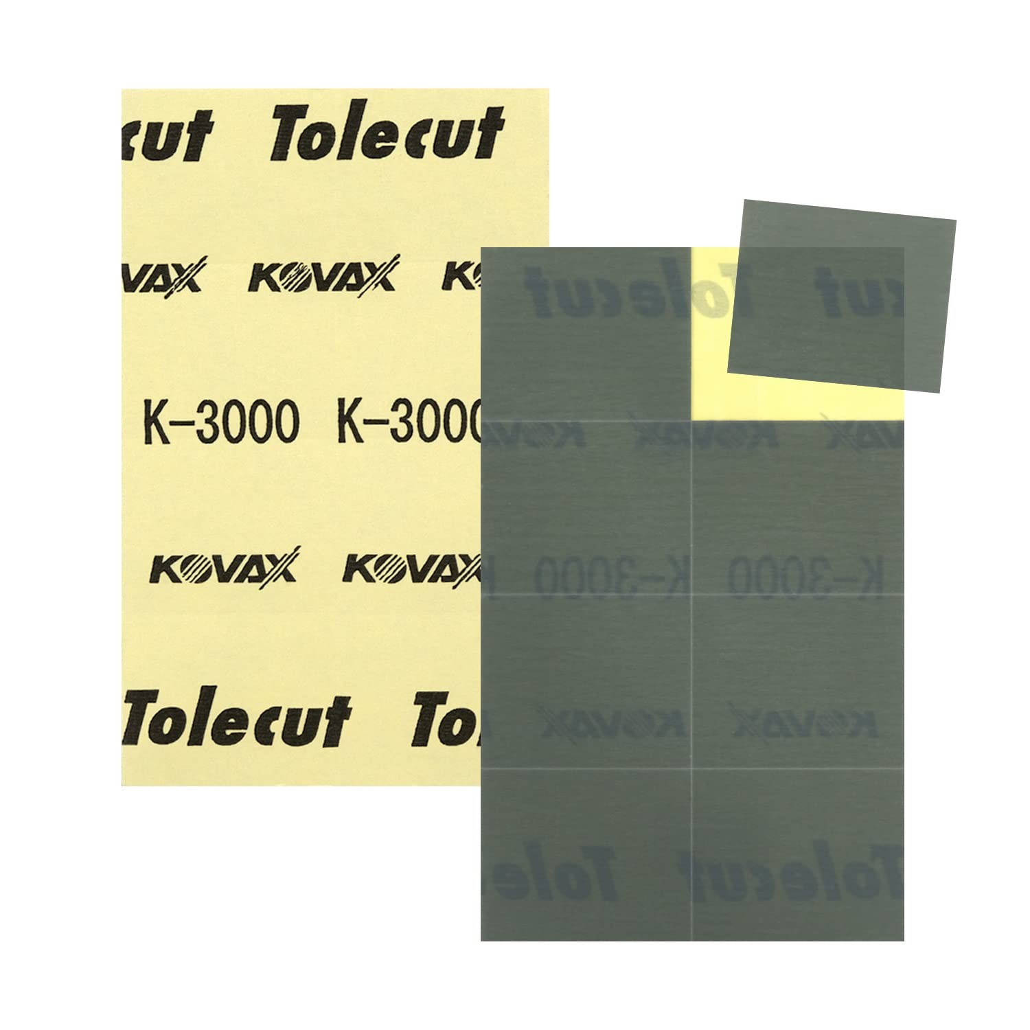 Tolecut PSA 8Cut Block Sanding Sheets JobPAK, Assorted PinkGreenBlack, U19115…