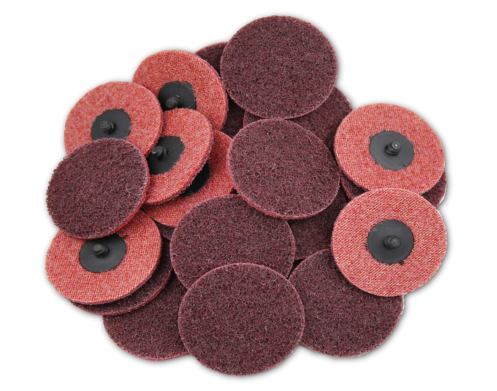 3 Inch Surface Conditioning Sanding Disc 25 PCS TypeR Quick Change Red Med