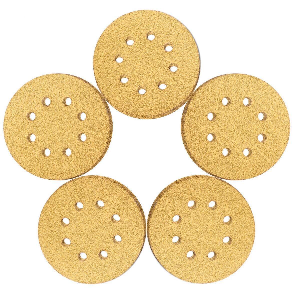 5in 60 80 120 220 320Grit Sanding Discs For Orbit milwaukee m18 Sander paper Pad