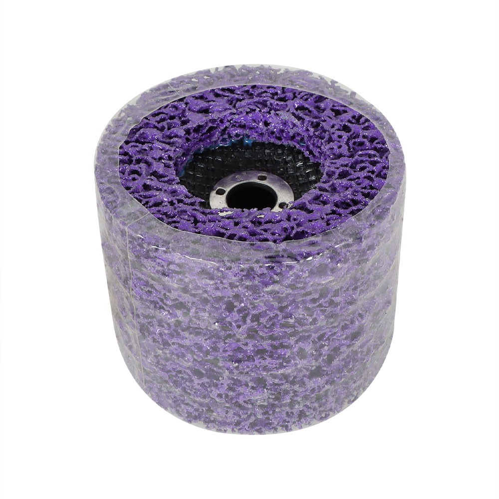 10 Pack 4 In x 5/8 In Purple Strip Discs Stripping Wheel Fits For Angle Grinders