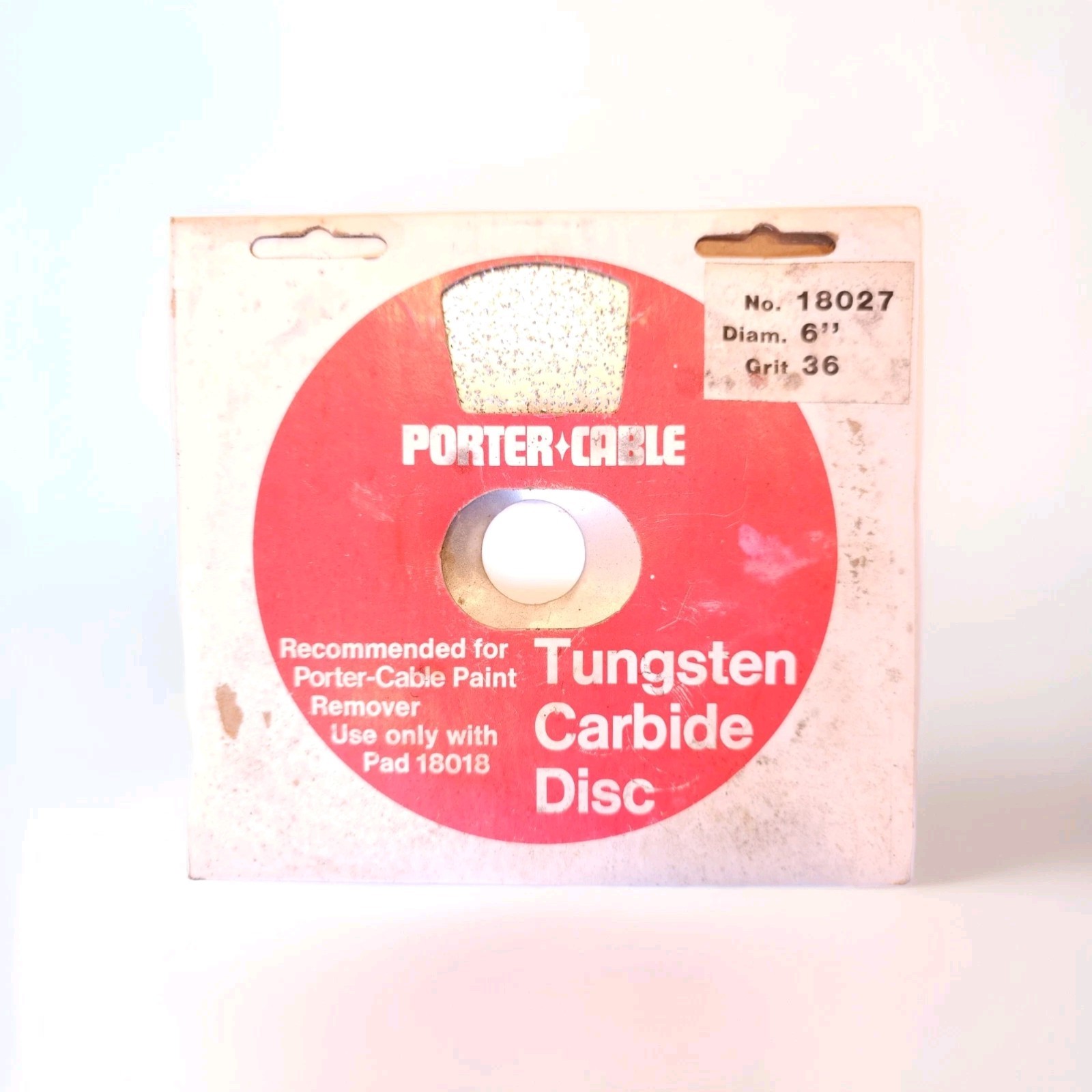 Porter Cable Paint Remover Tungsten Carbide Discs 36 Grit 18027 6 ” diameter