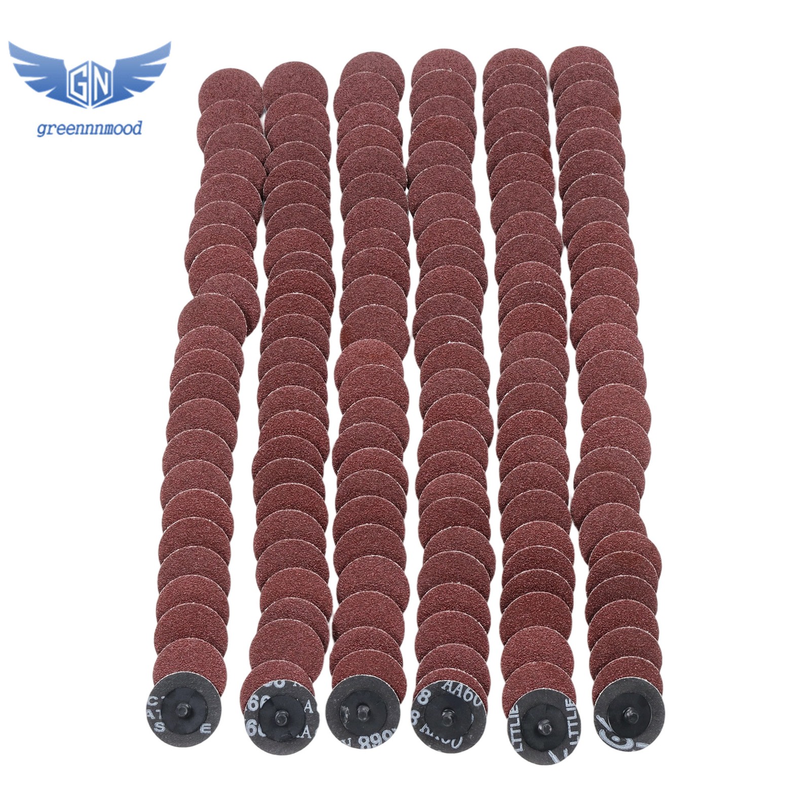 150 Pieces 2 Inch Sanding Discs 60 Grit Twist lock Die Grinder Sanding Disc