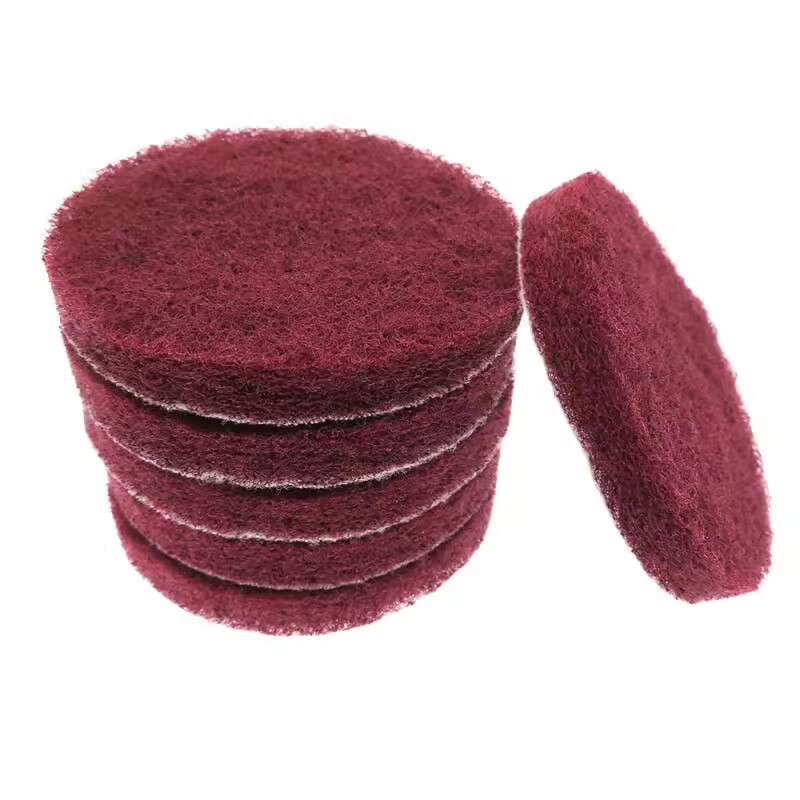 3″ 75mm Hook & Loop Scouring Pads Flocking Sanding Discs 240-3000 Grit Polishing