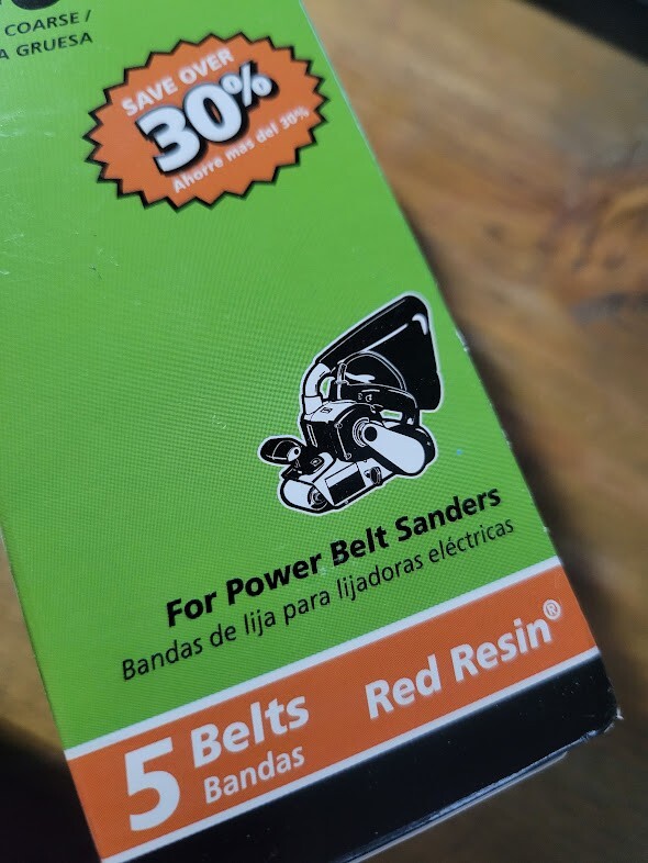GATOR POWER Sanding Belts 120 Grit 3″ x 21″ 5-Pack 76mm x533mm FINE NIP