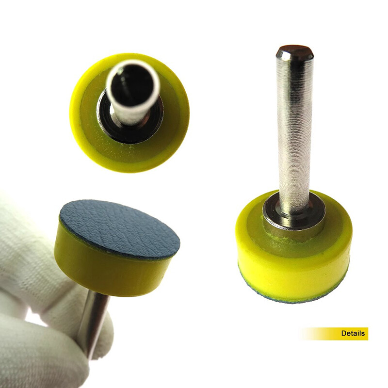 1″ 25mm Leather Backing Pads Discs M6 Thread For Drill Sanding Polishing Discs