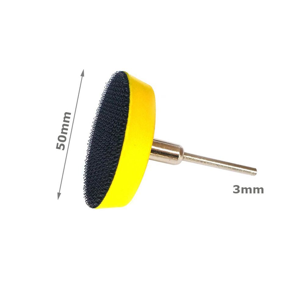 1 piece Sanding Back-up Pad Nozzle + 1 piece 3mm Mandrel for Dremel Sanding Disc
