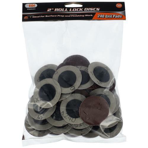 50pc 2″ 240 Grit Sanding Discs Surface Prep Finishing Work Abrasive Pads 82043
