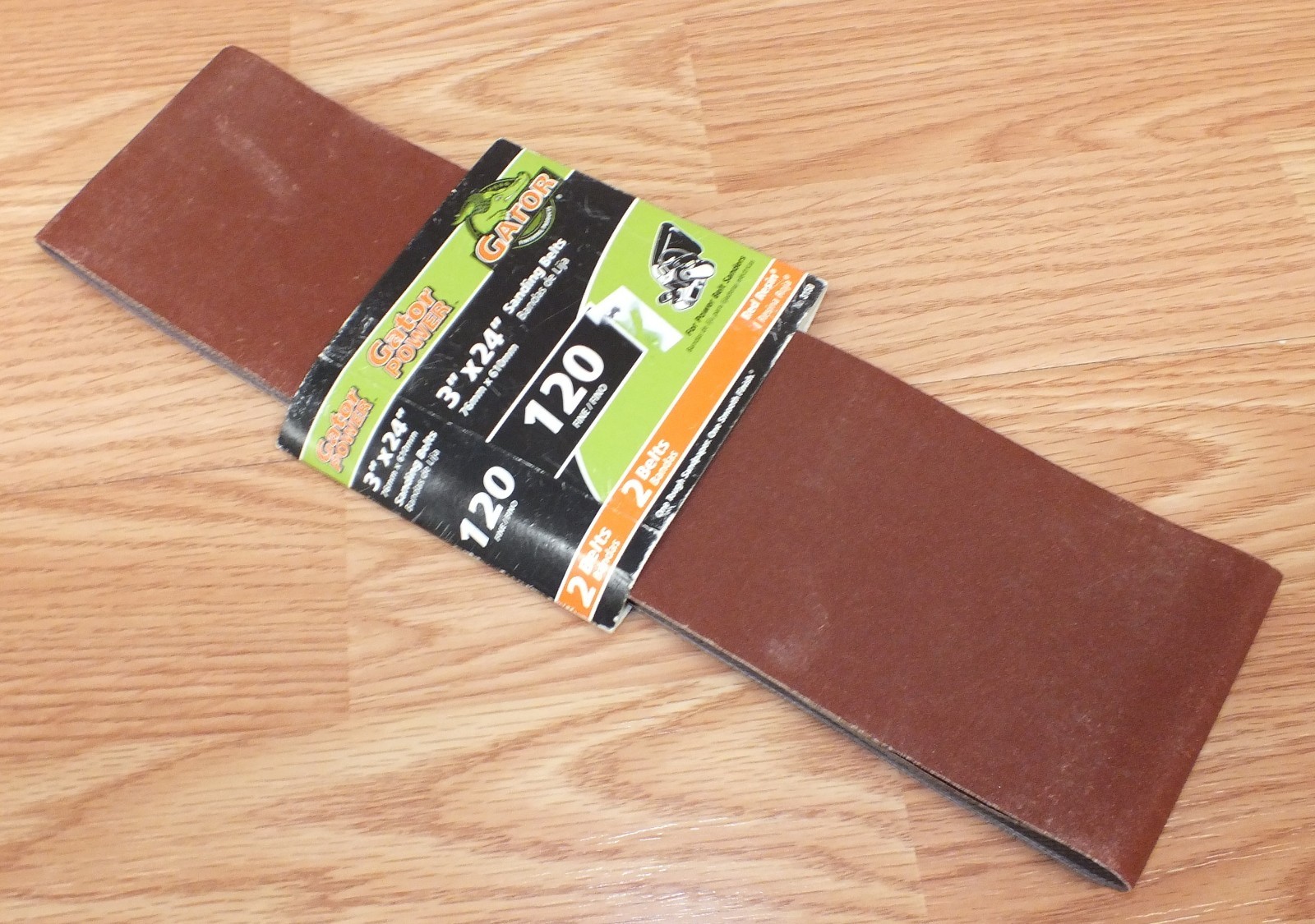 Gator Finishing Products (3150) 120 Fine Grit 3″ x 24″ (inch) Sanding Belts *NOS